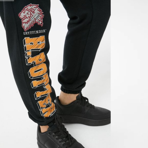 Black Harry Potter Gryffindor Joggers - Picture 1 of 7
